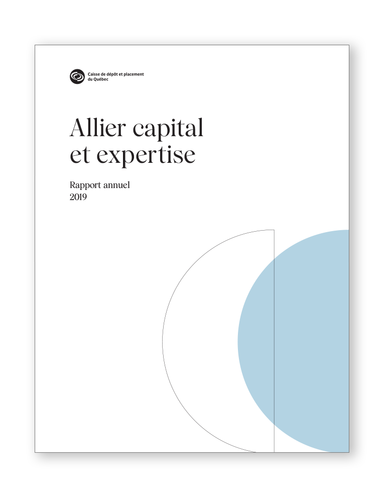 Couverture de notre Rapport annuel 2019.