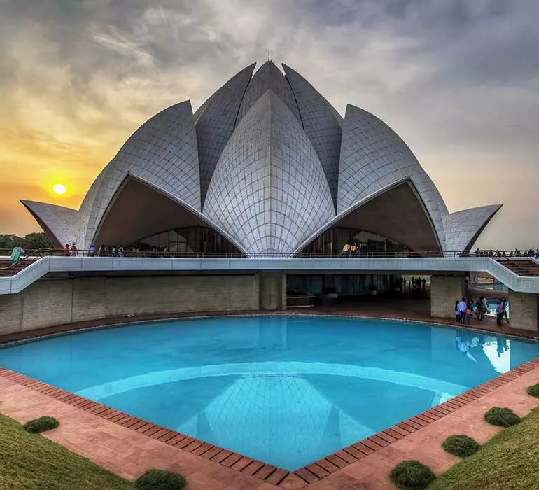 Photo du Temple du Lotus à Delhi